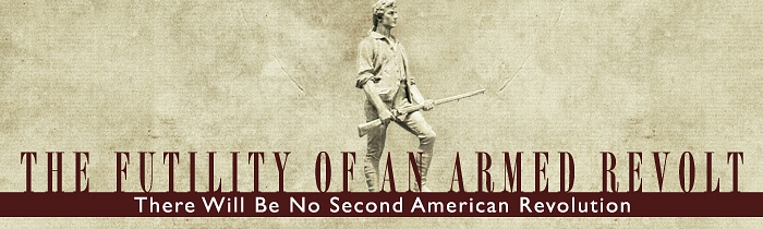 There Will Be No Second American Revolution: The Futility of an Armed Revolt