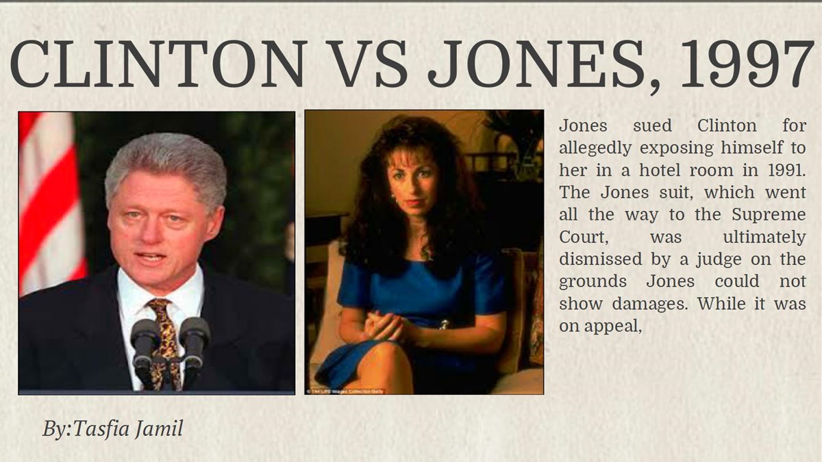 clinton v jones case brief